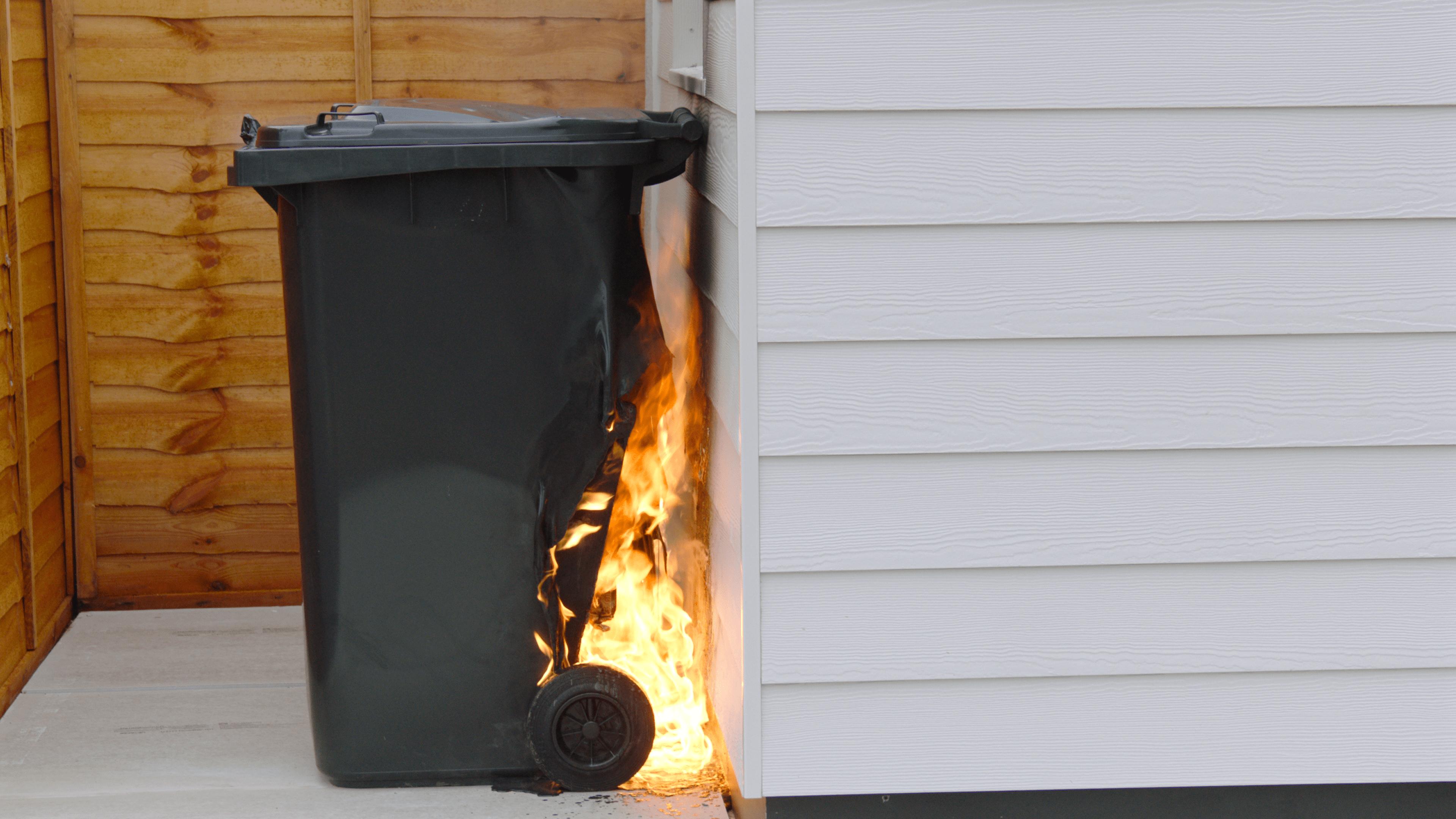 Gevelmaterialen tijdens brandtesten